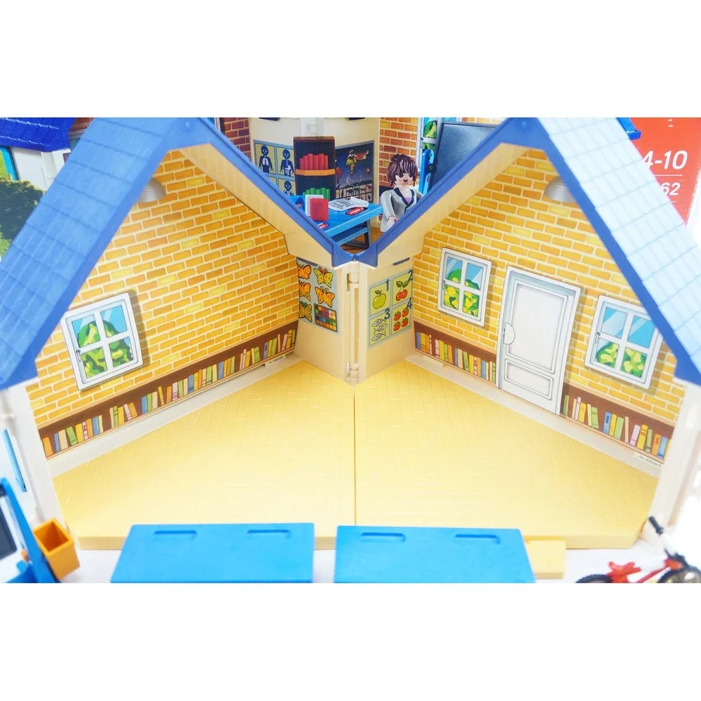Playmobil City Life Take Along School House‎ 5662 VGC + Box